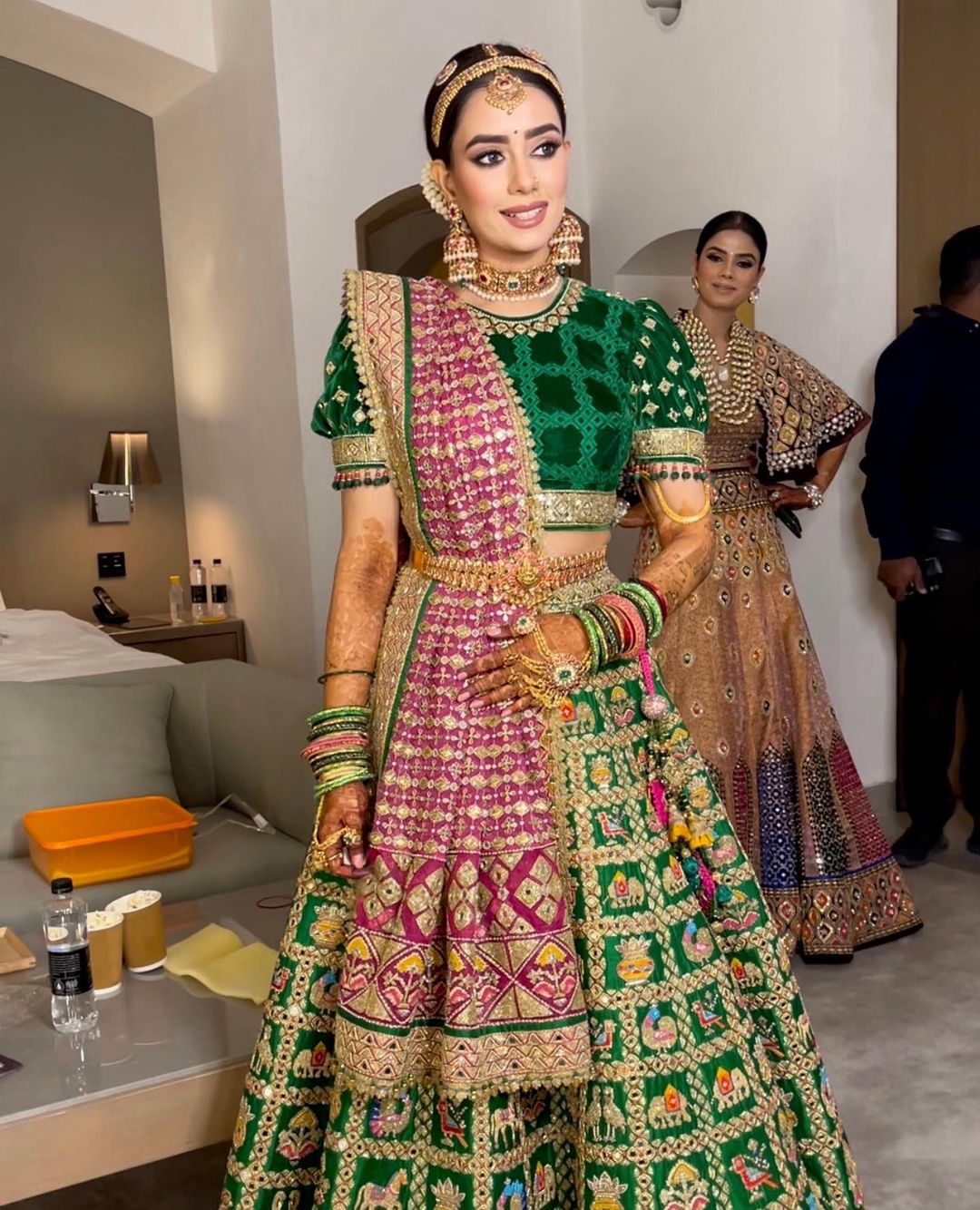 Gujarati lehenga for outlet wedding